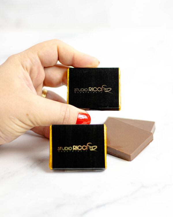 Barrinha Retangular Lisa de Chocolate - Imagem 3