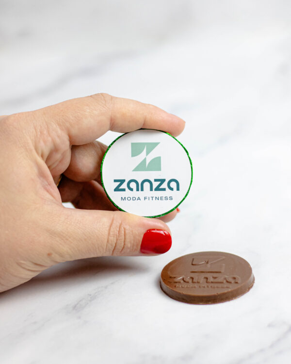 Moeda de Chocolate Personalizada em Relevo - Imagem 7