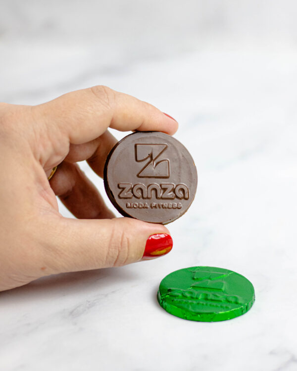 Moeda de Chocolate Personalizada em Relevo - Imagem 9