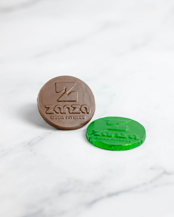 Moeda de Chocolate Personalizada em Relevo - Imagem 10