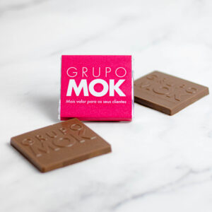 Barrinha de Chocolate Personalizada em Relevo