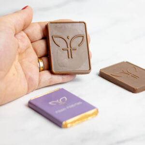 Barrinha de Chocolate Personalizada em Relevo