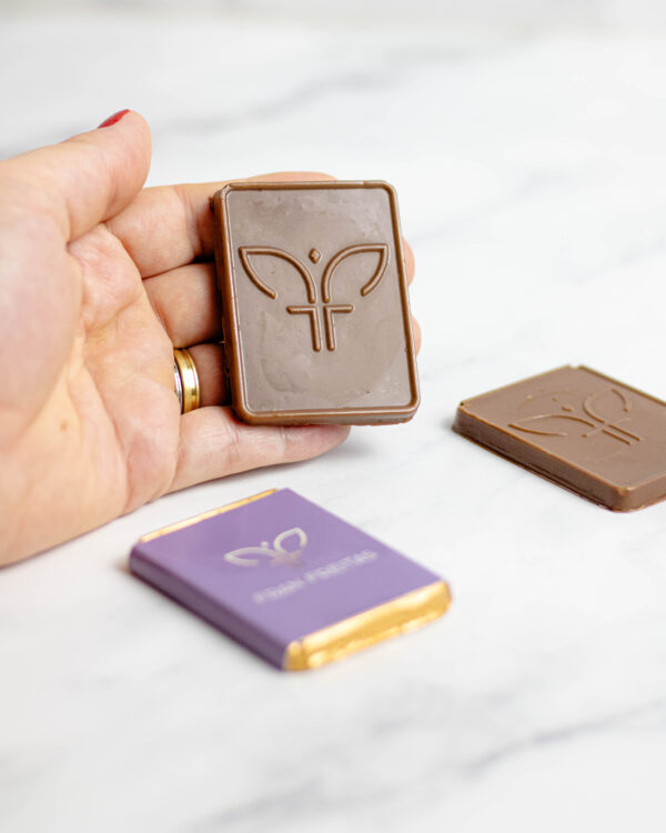 Barrinha de Chocolate Personalizada em Relevo