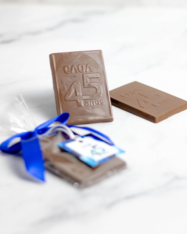 Barrinha de Chocolate Personalizada em Relevo - Imagem 2