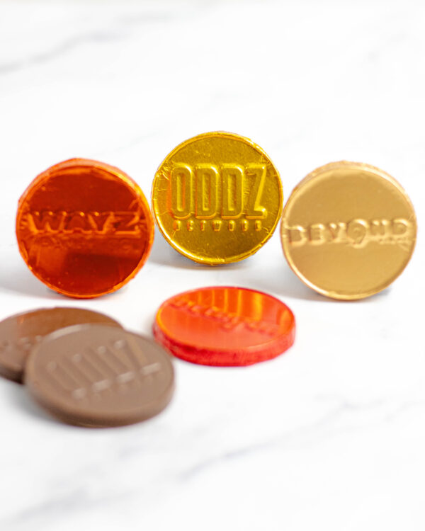 Moeda de Chocolate Personalizada em Relevo - Imagem 3
