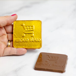 Barrinha de Chocolate Personalizada em Relevo