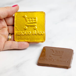 Barrinha de Chocolate Personalizada em Relevo