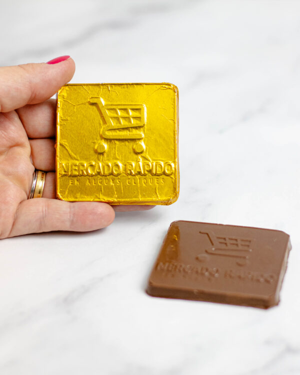 Barrinha de Chocolate Personalizada em Relevo