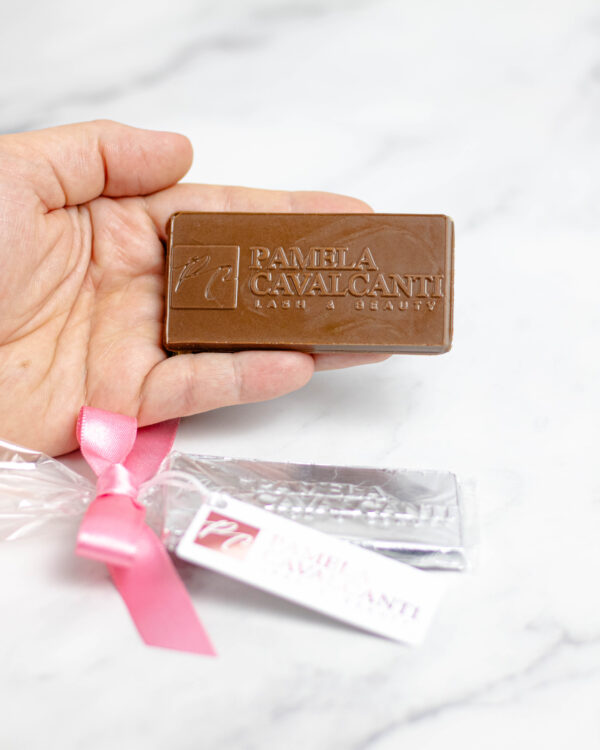 Barrinha de Chocolate Personalizada em Relevo