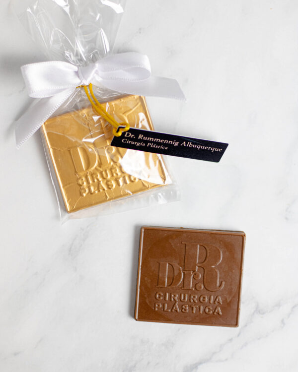 Barrinha de Chocolate Personalizada em Relevo - Imagem 2