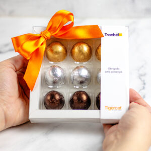 Caixa 9 Bombons Personalizada
