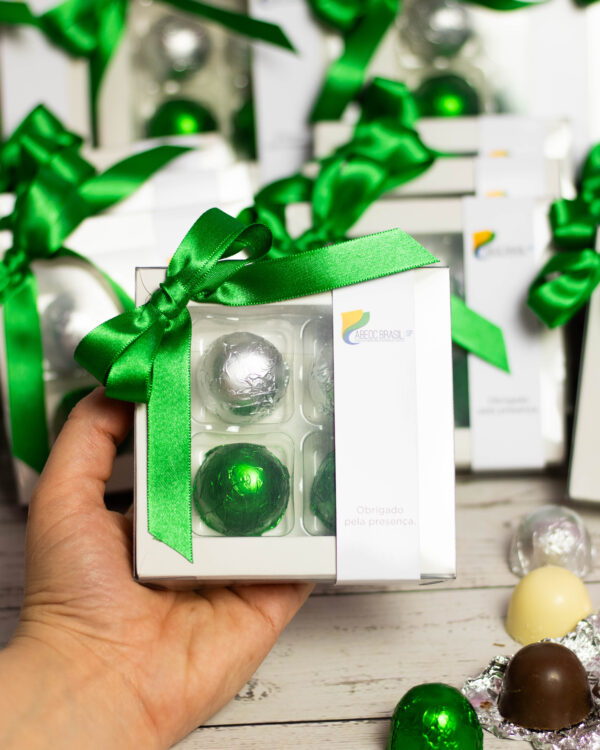 Caixa 4 Bombons Personalizada